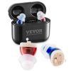 VEVOR Hearing Aids for Senior Rechargeable Hearing Amplifiers & 8 Pair Ear Domes