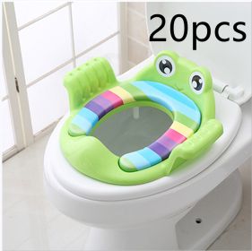 Baby Children Toilet Seat Toilet (Option: Green 20pcs)