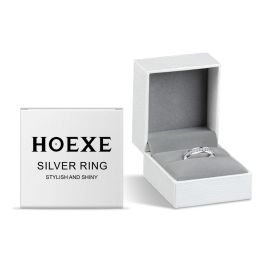 Hoexe Silver Dotted Diamond Ring Caring For Everyday Life, Comfortable To Wear, Sporty Rings For Men And Women (Option: 1PCS)